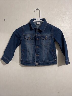 Wonder Nation Unisex Toddler Blue Demin Button Up Jacket Size 5T